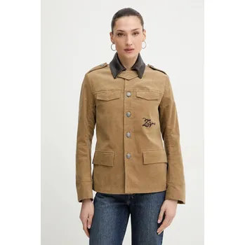 Pánská větrovka Manšestrová bunda ZADIG&VOLTAIRE WWOW01738 béžová 02X, vel. S