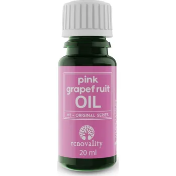 Vonný olej Renovality Pink Grapefruit 100% esenciální olej 20 ml