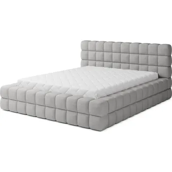 Nábytek Postel SWINDER 160x200 cm, světle šedá +možnost VÝNOSU + vyzvednutí ZDARMA