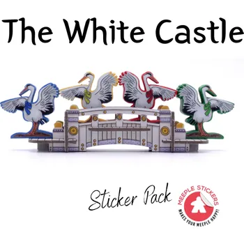 Příslušenství k deskovým hrám MeepleStickers Samolepky pro The White Castle
