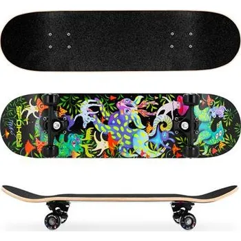 Skateboard Spokey OLLIE Skateboard 7.75", se svítícími prvky ve tmě