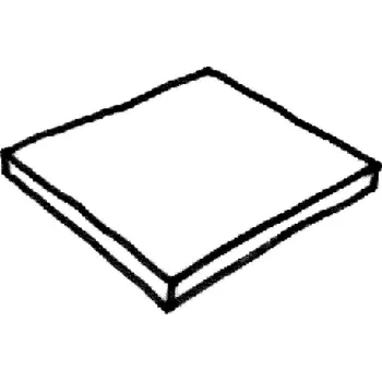 Venkovní dlažba Dlažba Ardoise - bílá - čtvercový díl 500x500x25mm, 1m2 vp-991B0118