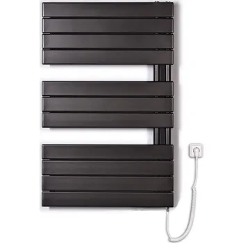 Thermal Trend DHR-E 450 x 934 elektrický topný žebřík, 300W DHR-E 450/934-300W antracit/černá Barva: Černá, Varianta: Pravá