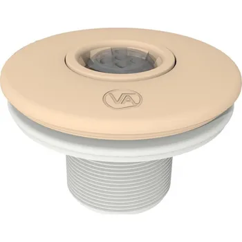 Tryskový set VA, s mosaznými zástřiky, pro fóliové bazény, připojení lepením 50 mm, písková (RAL1015) vp-31VAPF36