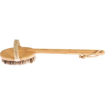 HANSCRAFT RENTO Saunový kartáč s rukojetí 2v1 Bambus bvz-176362