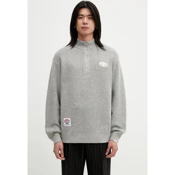 Pánský svetr Svetr AAPE, XL, šedá, 09X