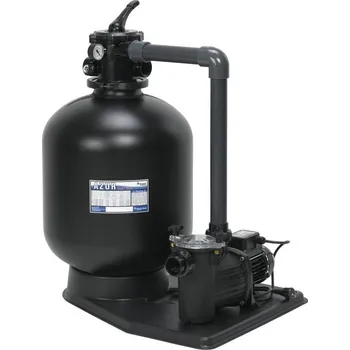 Bazénová filtrace VÁGNER POOL Písková filtrace Azur KIT 380 na podstavci s čerpadlem Micro Delfino 4m3/hod. vp-51125204MC
