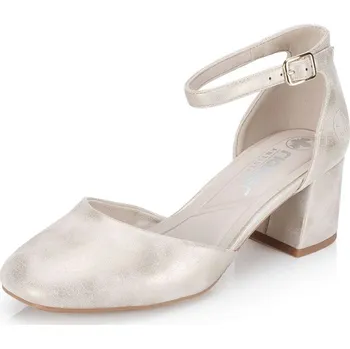 Dámské lodičky Dámské lodičky RIEKER 44762-91 SILVER/PLATINUM F/S6 42