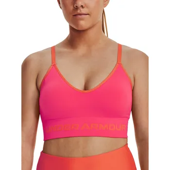 Podprsenka Dámská podprsenka Under Armour UA Seamless Low Long 1373870-683 Růžová XL