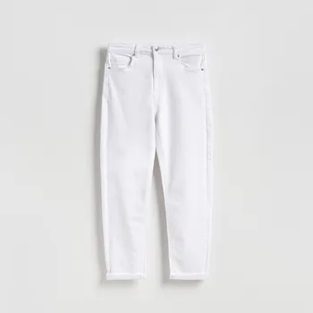 Dámské džíny Reserved - Džíny boyfriend - bílá - 753FZ-00J - 753FZ-00J-40