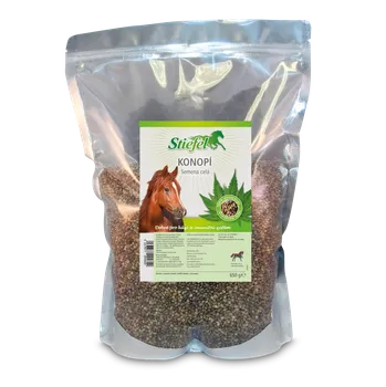 Krmivo pro koně Stiefel Konopná semena celá 600 g