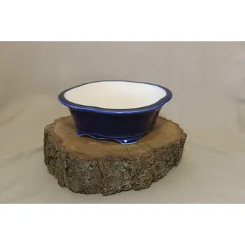 Květináč Yixing keramická miska 20x18x6,5cm Barva: Červená