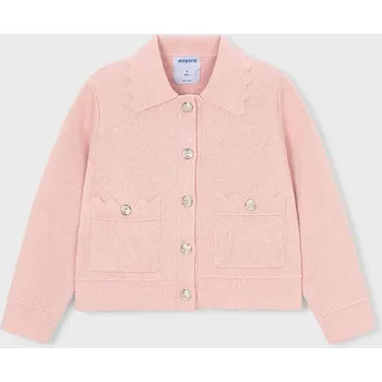 Dívčí svetr Dětský kardigan Mayoral 3450.6A.Mini.PPY2 růžová 30X, vel. 104