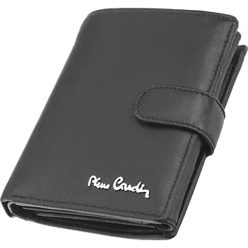 Módní doplněk Stylová pánská kožená peněženka Pierre Cardin Saleh, černá