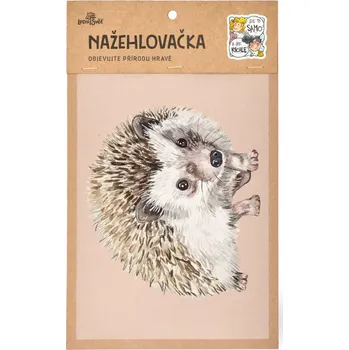 Textilní nažehlovací páska Lesní svět Nažehlovačka - ježek bělobřichý