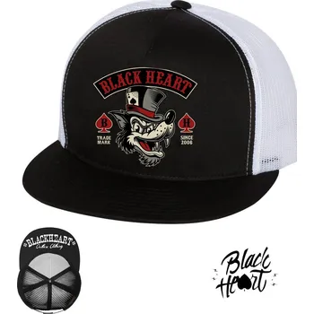 Kšiltovka Kšiltovka BLACK HEART WOLF Doplňky-velikost: Onesize