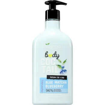Tělový krém Bielenda Body Coctail Blue Matcha + Blueberry regenerační tělové mléko pro výživu a hydrataci 400 ml
