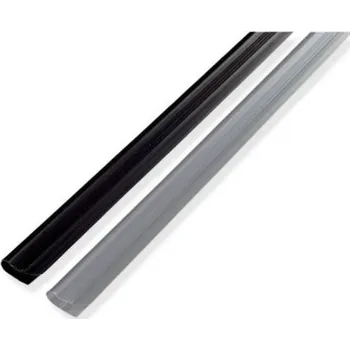 Vázací hřbet Hřbety násuvné Eurosupplies 8 mm čiré, 45-60 listů, (50 ks)