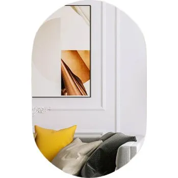 Zrcadlo LED zrcadlo BA7872DE s vyhříváním proti zamlžování, 80 x 50 cm - A COSTWAY