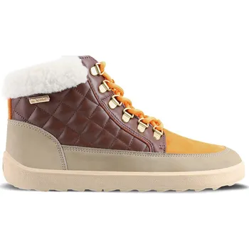 Dámská zimní obuv BeLenka Barefoot boty Be Lenka Olivia - Taupe, Dark Brown & Orange 38, Vnitřní délka boty: 24,6 cm, Vnitřní šířka boty: 9,0 cm