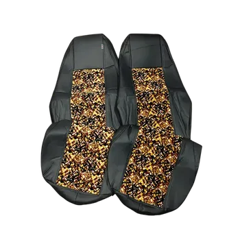 Ochranný autopotah Potahy sedadel Volvo FH4/FH5/FM a FL- žlutá dánská plýš