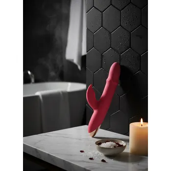 Vibrátor Luxusní vibrátor s funkcí tepu a roztažení – 3v1 design pro maximální potěšení