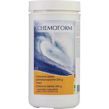 Bazénová chemie VÁGNER POOL Chlórové tablety pomalurozpustné 200 g - maxi - 1 kg vp-911030100