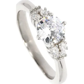 Prsten Zlatnictví Helios Zásnubní prsten ze stříbra Velikost: 59