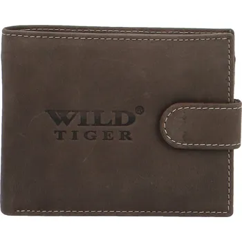 Peněženka Pánská kožená peněženka WILD Parwen, tmavě hnědá