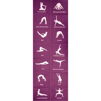 Skládací podložka ENERO na jógu 1700x600x5 mm, různé barvy Vyber barvu :: Růžová