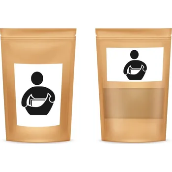 Samolepící etiketa Papírová etiketa ČERNOBÍLÁ 60 x 90 mm s vlastním potiskem