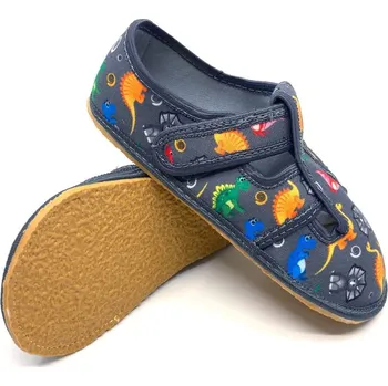 Chlapecké bačkory Barefoot bačkory Anatomic Dino 29, Vnitřní délka boty: 18,4 cm, Vnitřní šířka boty: 7,3 cm