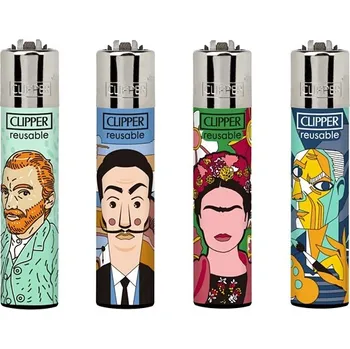 Zapalovač zapalovac-clipper-artists