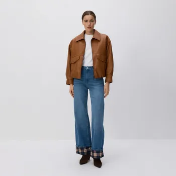 Dámské džíny Reserved - Džíny wide leg - modrá - 591GE-55J - 591GE-55J-44