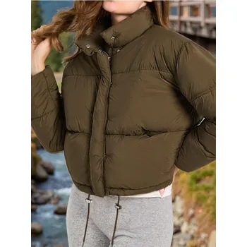 Dámský kabát Sinsay - Prošívaná puffer bunda - neonová - 573FH-71X - 573FH-71X-XXL