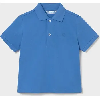 Chlapecké tričko Dětská bavlněná polokošile Mayoral 102.3E.Baby.PPY2 modrá 57X, vel. 80
