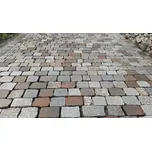 Žulová stará antická kostka - Německé kočičí hlavy Provedení: 5-8 cm