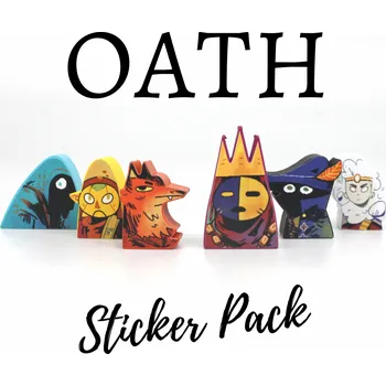 Příslušenství k deskovým hrám MeepleStickers Samolepky pro Oath