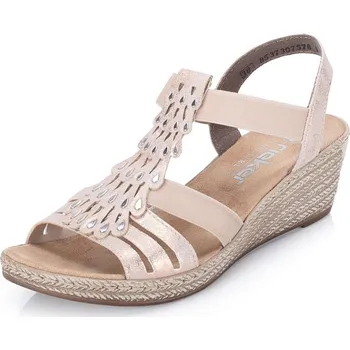 Dámská móda Dámské sandály RIEKER 62436-31 růžová S6 39