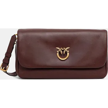 Módní doplněk Kožená kabelka Pinko Horizontal 106178.A0QO burgundské 93X, vel. ONE SIZE