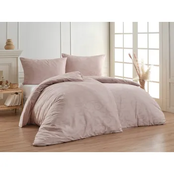 Povlečení Matějovský Povlečení damašek LOLITA SVĚTLE HNĚDÁ Velikost: 140/220 + 70/90