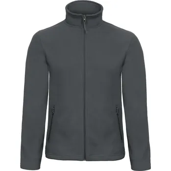 Pánská mikina B&C Pánská bunda micro fleece Velikost: 2XL, Barva: tmavě šedá