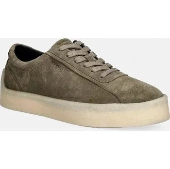 Pánská móda Semišové tenisky HUGO Prodi-gy 50557727.318 zelená 91X, EUR 45