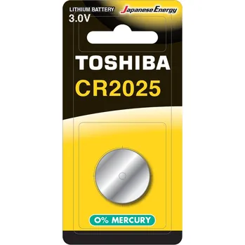 Baterie Specjalistyczna TOSHIBA Litowa CR 2025 3V balení 1ks