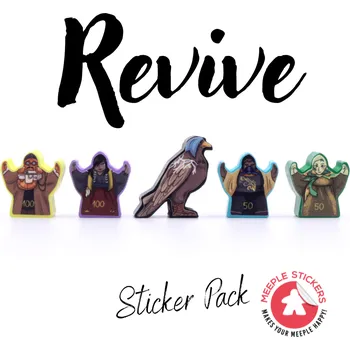 Příslušenství k deskovým hrám MeepleStickers Samolepky pro Obleva a rozšíření Call of the Abyss