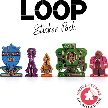 Příslušenství k deskovým hrám MeepleStickers Samolepky pro The Loop