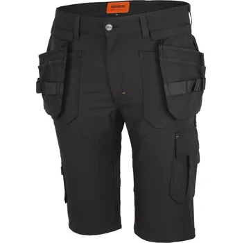 pracovní kraťasy Pracovní kraťasy EREBOS - zeleno/černé: Černá 44