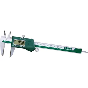 Posuvné měřítko Digitální posuvné měřítko s karbidovými doteky INSIZE 1110 Rozsah: 0–150 mm, Délka ramen: Spodní: 40 mm | Horní: 21/16 mm, Posuvové kolečko: ANO, Karbidové doteky: Spodní ramena