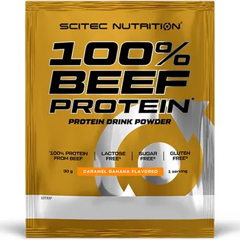 Protein Scitec Nutrition 100% Beef Protein 30 g caramel banana