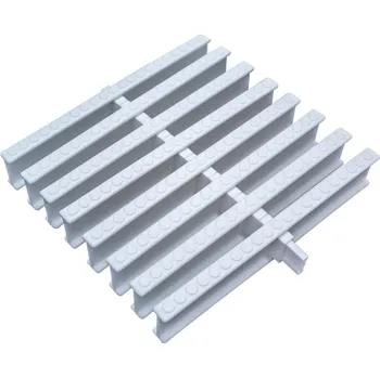 Odvodňovací žlab VÁGNER POOL Roll rošt bílý -- šířka 246 mm, výška 35 mm vp-41105250